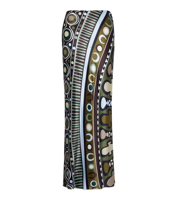 Photo: Pucci Soleil satin maxi skirt
