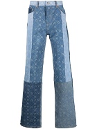 MARINE SERRE - Monogram Denim Jeans