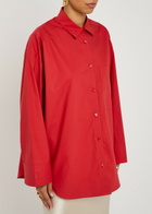BY Malene Birger Derris Cotton Shirt Red