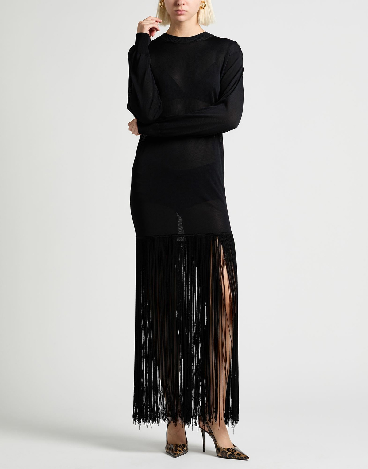 Khaite Womens Maxi dress in Black