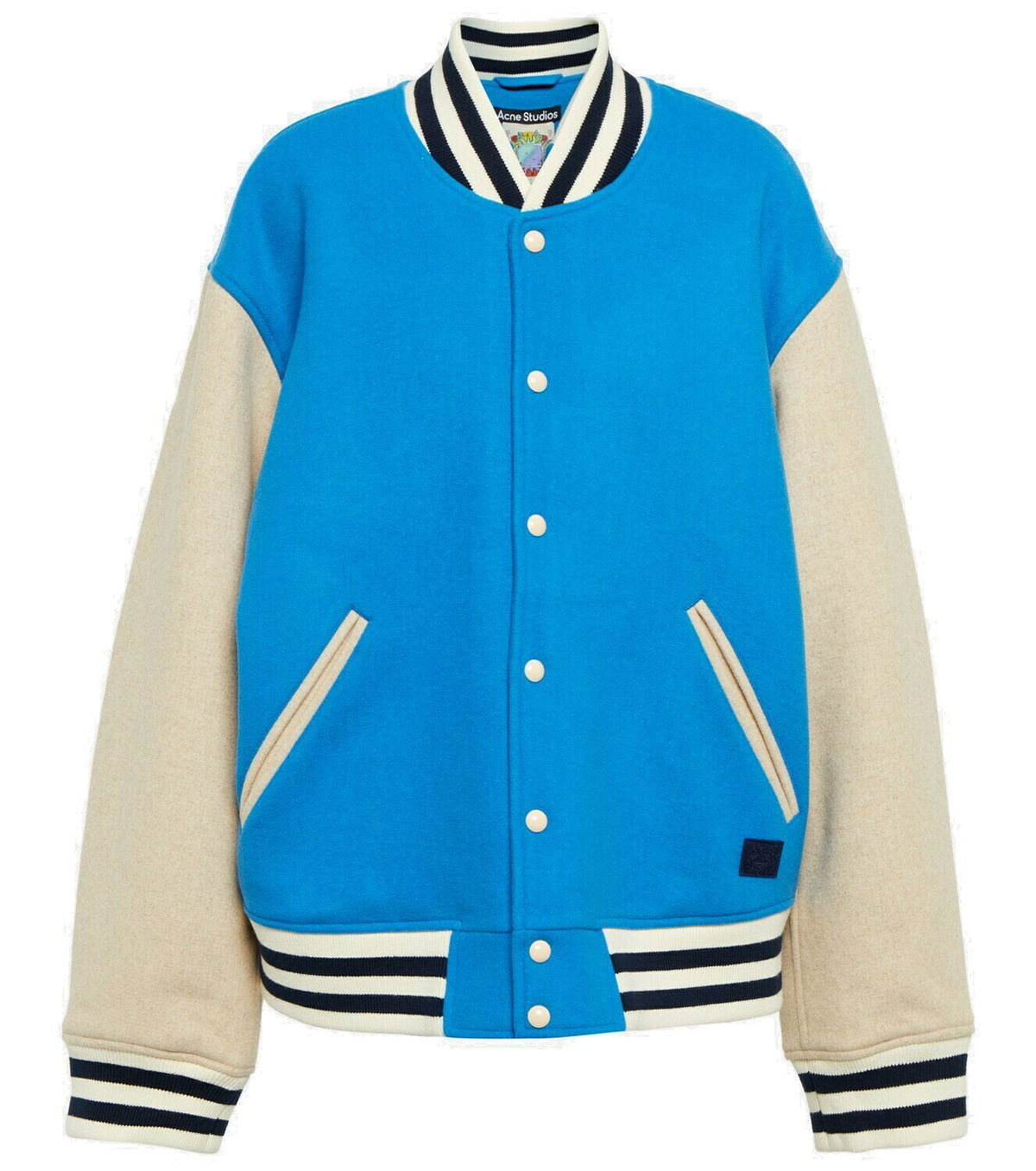 Acne Studios Wool-Blend Zip Jacket Black