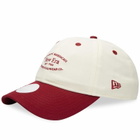 New Era Contrast 9Twenty Adjustable Cap in Red