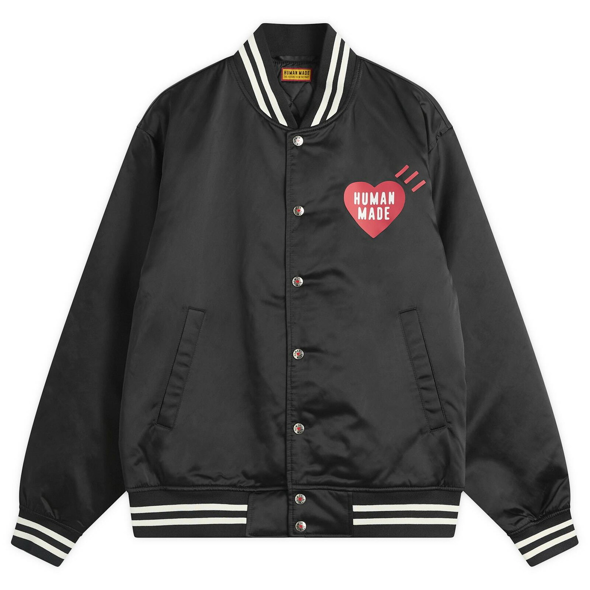 Human Made Men's Nylon Stadium Jacket in Black Human Made