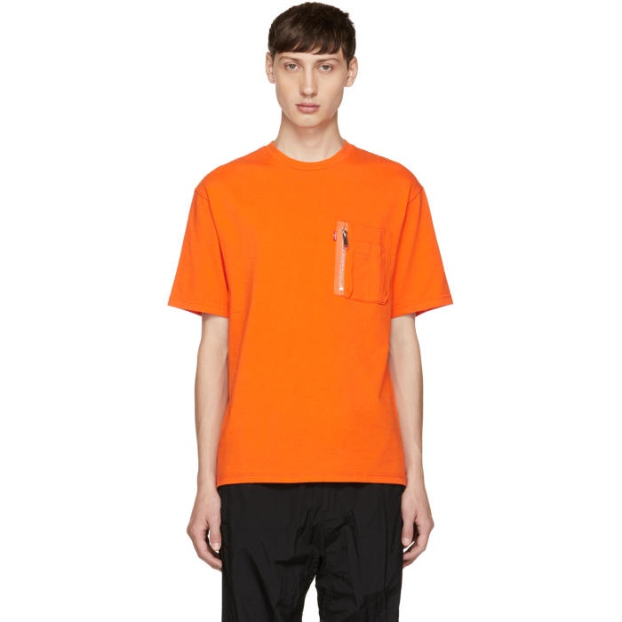 Christian Dada Orange Signature Flight T-Shirt Christian Dada