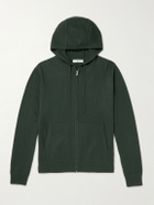 Mr P. - Wool and Cashmere-Blend Zip-Up Hoodie - Green