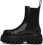 McQueen Black Sofa Chelsea Boots