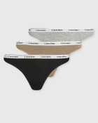 Calvin Klein Underwear THONG 3PK Multi-color Womens Panty