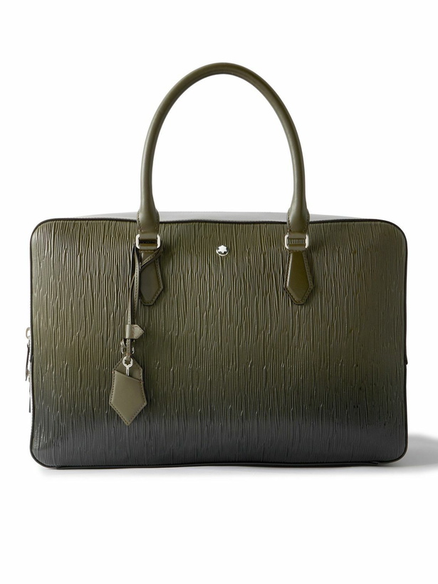 Photo: Montblanc - 149 Corteccia Textured-Leather Bag