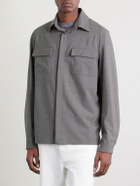 Herno - Wool-Blend Overshirt - Gray