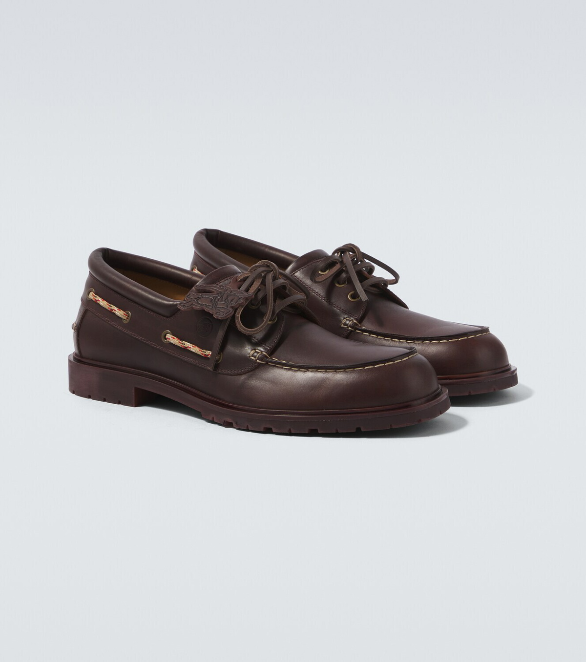 Burberry Leather boat shoes