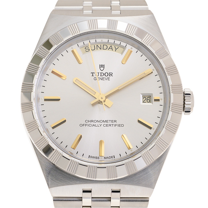 Photo: Tudor Royal Hand Wind Silver Dial Unisex Watch M2840D1A0-0004
