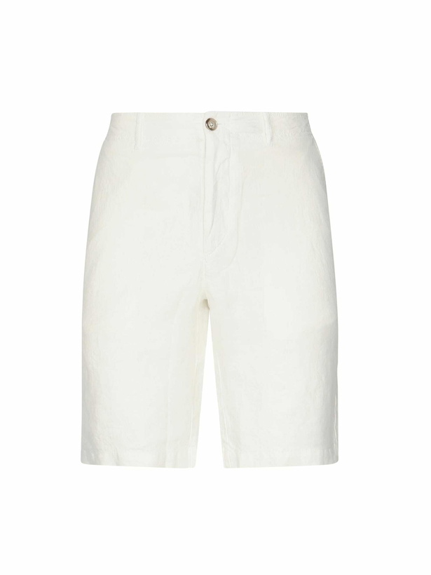 Photo: Fedeli Linen Bermuda Shorts