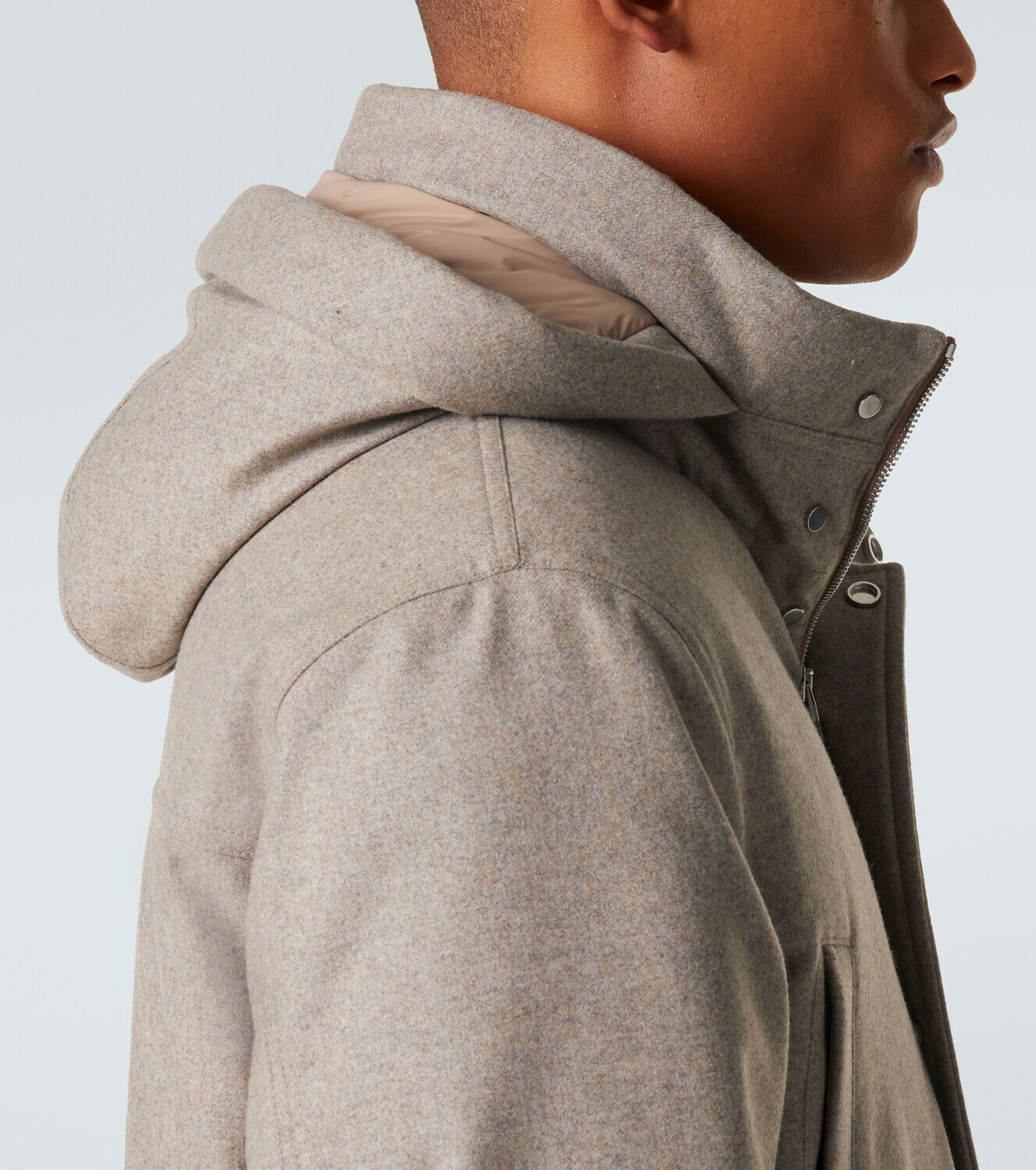 Zegna Technical wool down jacket