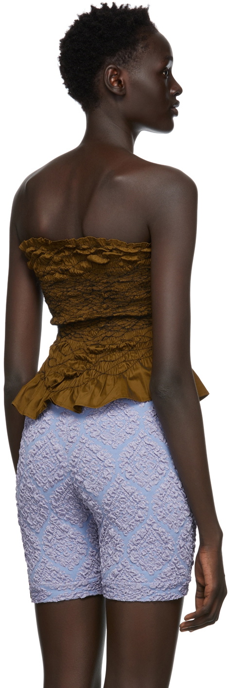 Gauntlett Cheng SSENSE Exclusive Khaki Elastic Tank Top