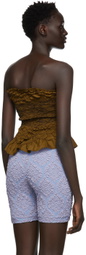 Gauntlett Cheng SSENSE Exclusive Khaki Elastic Tank Top