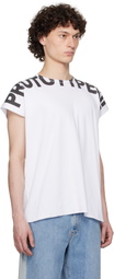 Prototypes White Waffle Muscle T-shirt
