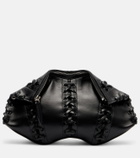 McQueen Manta Small leather shoulder bag