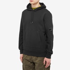 C.P. Company Men's Arm Lens Popover Hoody in Black