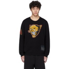 Givenchy Black Cheetah Patch Sweatshirt