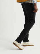 RRL - Somerset Straight-Leg Brushed Jeans - Black
