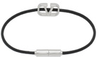 Valentino Garavani Black VLogo Signature Bracelet