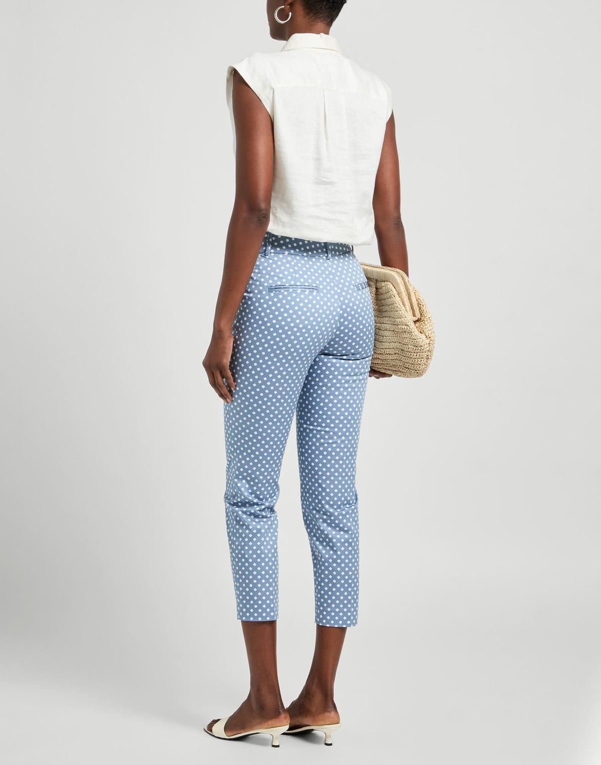 Peserico Womens Pants Pastel in Blue