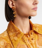 Zimmermann Bloom Large embellished drop earrings