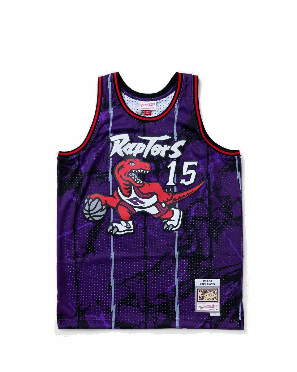 Photo: Mitchell & Ness Nba Team Marble Swingman Jersey Raptors 1998 Vince Carter Purple - Mens - Jerseys