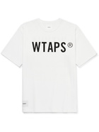 WTAPS - Banner Logo-Print Cotton-Jersey T-Shirt - White
