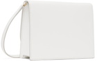 Dolce&Gabbana White Calfskin 'DG' Logo Crossbody Bag