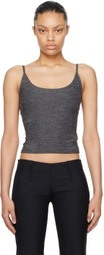Fax Copy Express Gray Deep U-Cut Tank Top