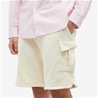 Dime Men's Heavy Cargo Shorts in Cream