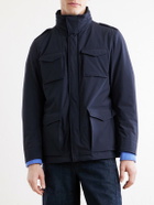 Herno - Four Pockets Woven Jacket - Blue