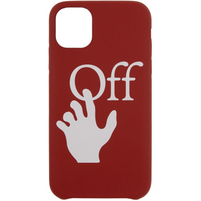 Photo: Off-White Red Hands Off iPhone 11 Case