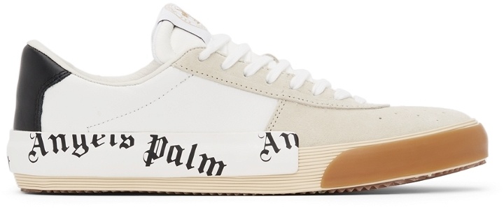 Photo: Palm Angels Black & White Vulcanized Sneakers