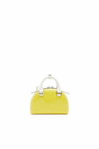 Diesel 1DR Dome-Mini crossbody bag with naplak effect - Crossbody Bags Womens in Yellow
