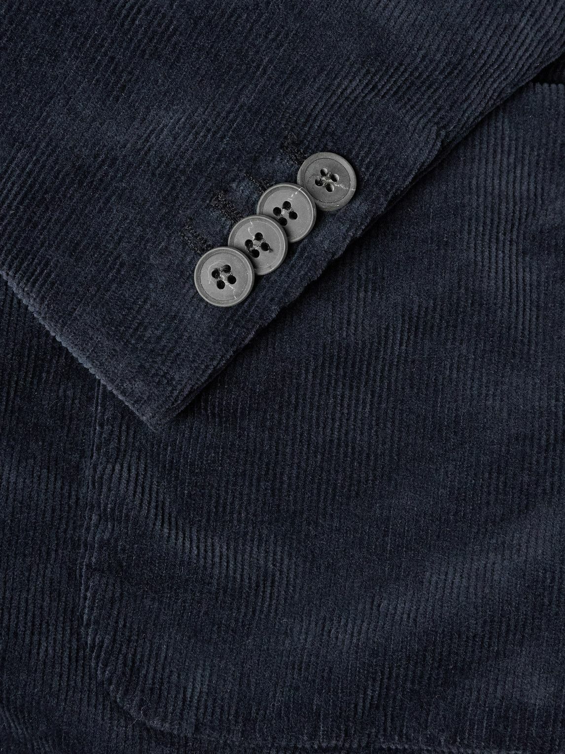 Sunspel - Cotton-Blend Corduroy Blazer - Blue