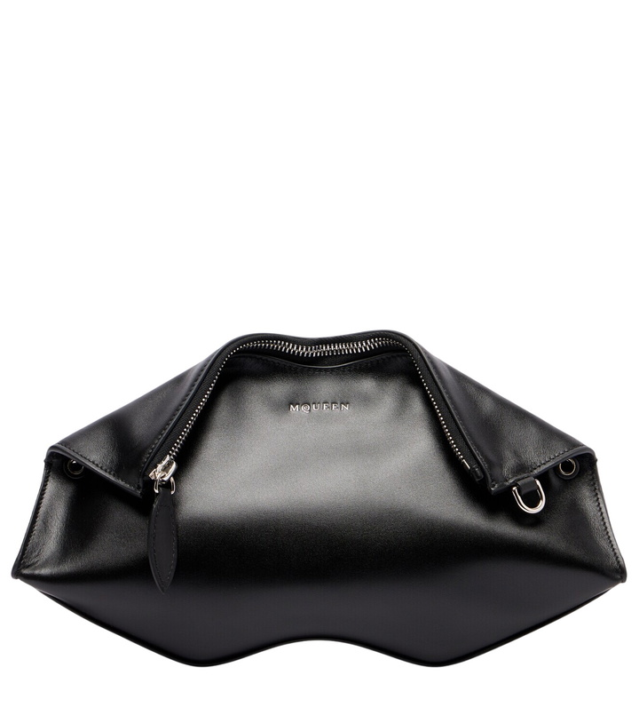 Photo: McQueen Manta Small leather clutch