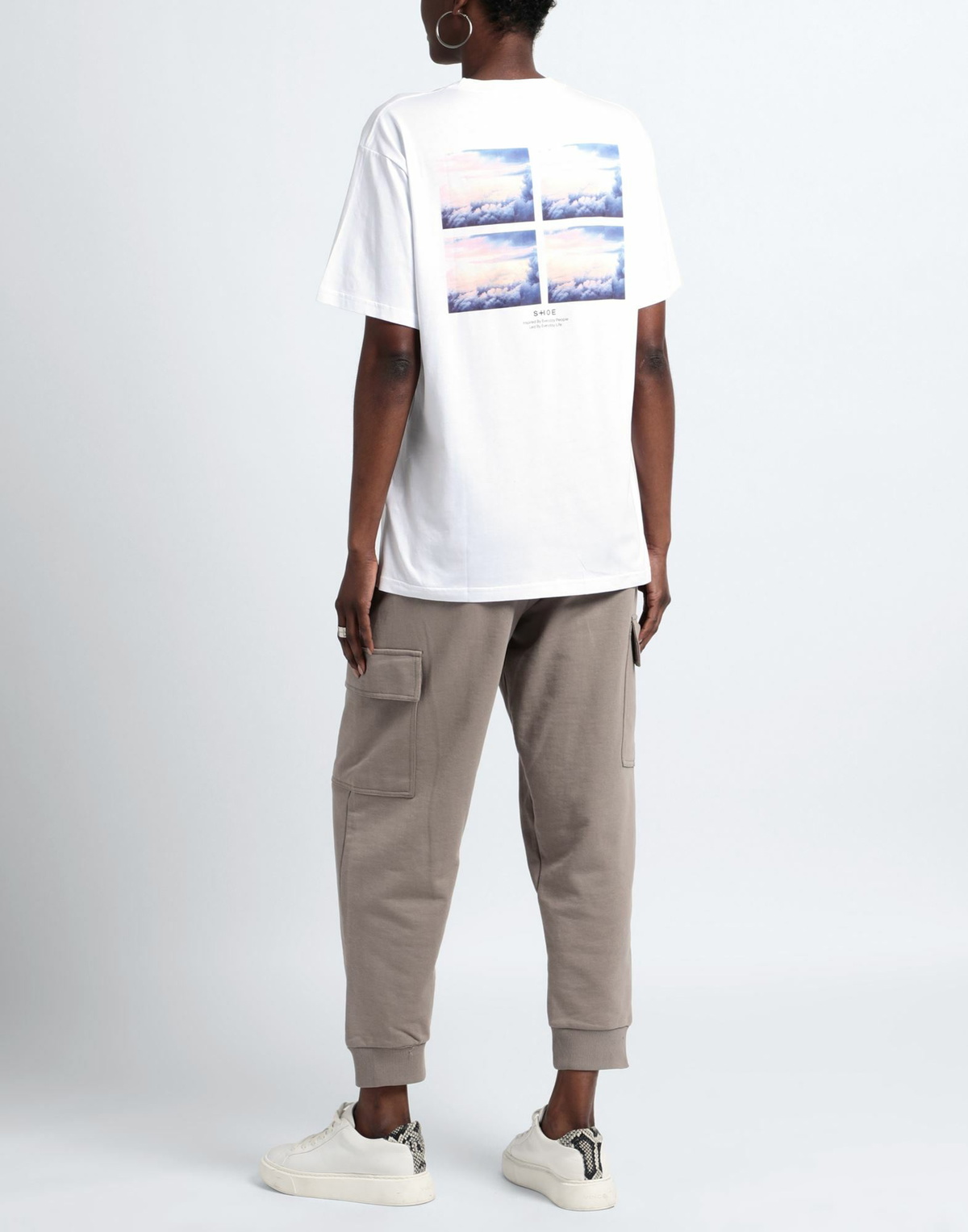 Shoe Womens T-shirt in White