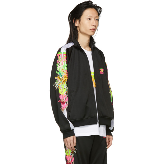 Doublet Black Chaos Embroidery Track Jacket Doublet