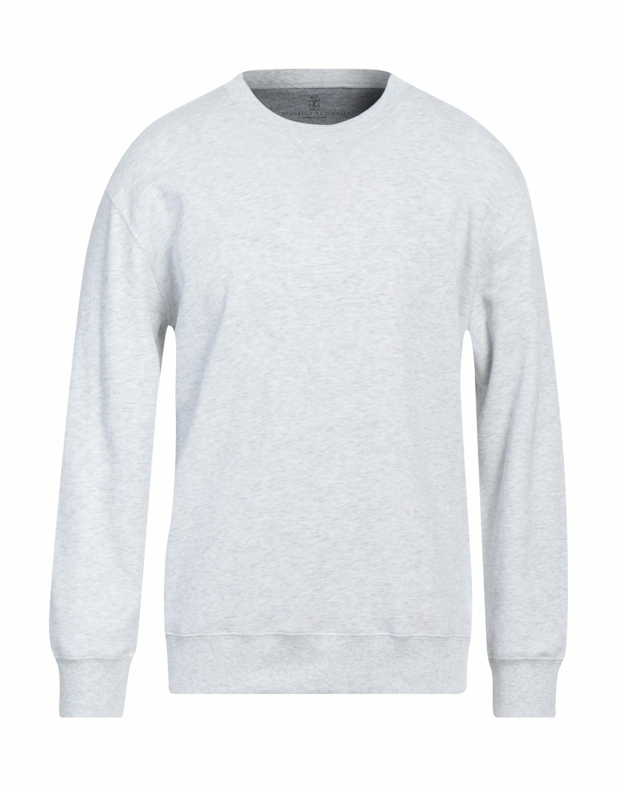 Brunello Cucinelli Mens Sweatshirt Light in Grey