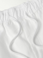 Derek Rose - Sydney 1 Straight-Leg Linen Drawstring Shorts - White