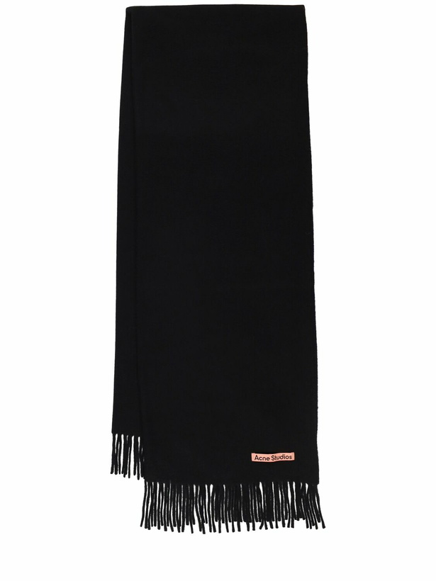 Photo: ACNE STUDIOS Wool Logo Scarf