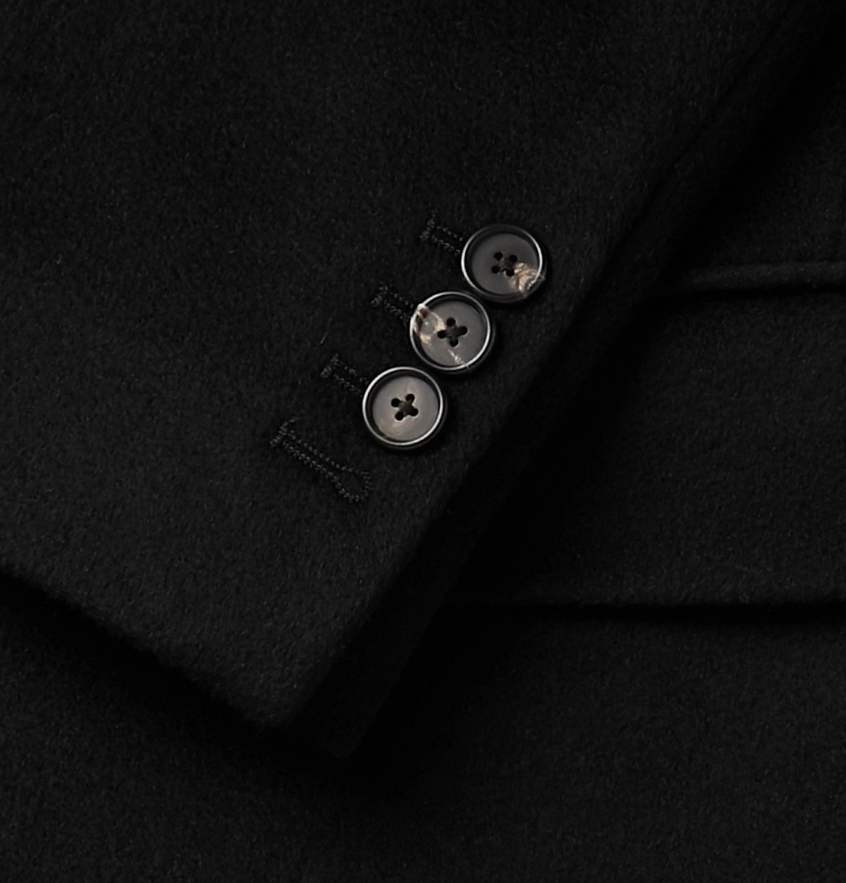 SALLE PRIVÉE - Rolf Slim-Fit Cashmere Overcoat - Black