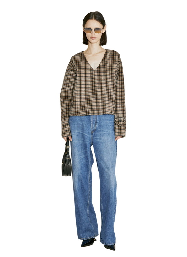 Photo: Prada Cashgora Check Top
