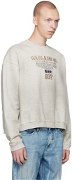 GUESS USA Gray Crewneck Sweatshirt