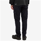 Stone Island Men's Brushed Cotton Canvas Cargo Pants in Navy