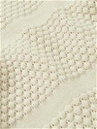 S.N.S. Herning - Textured Virgin Wool Rollneck Sweater - Neutrals
