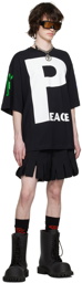 Walter Van Beirendonck Black 'Peace' T-Shirt