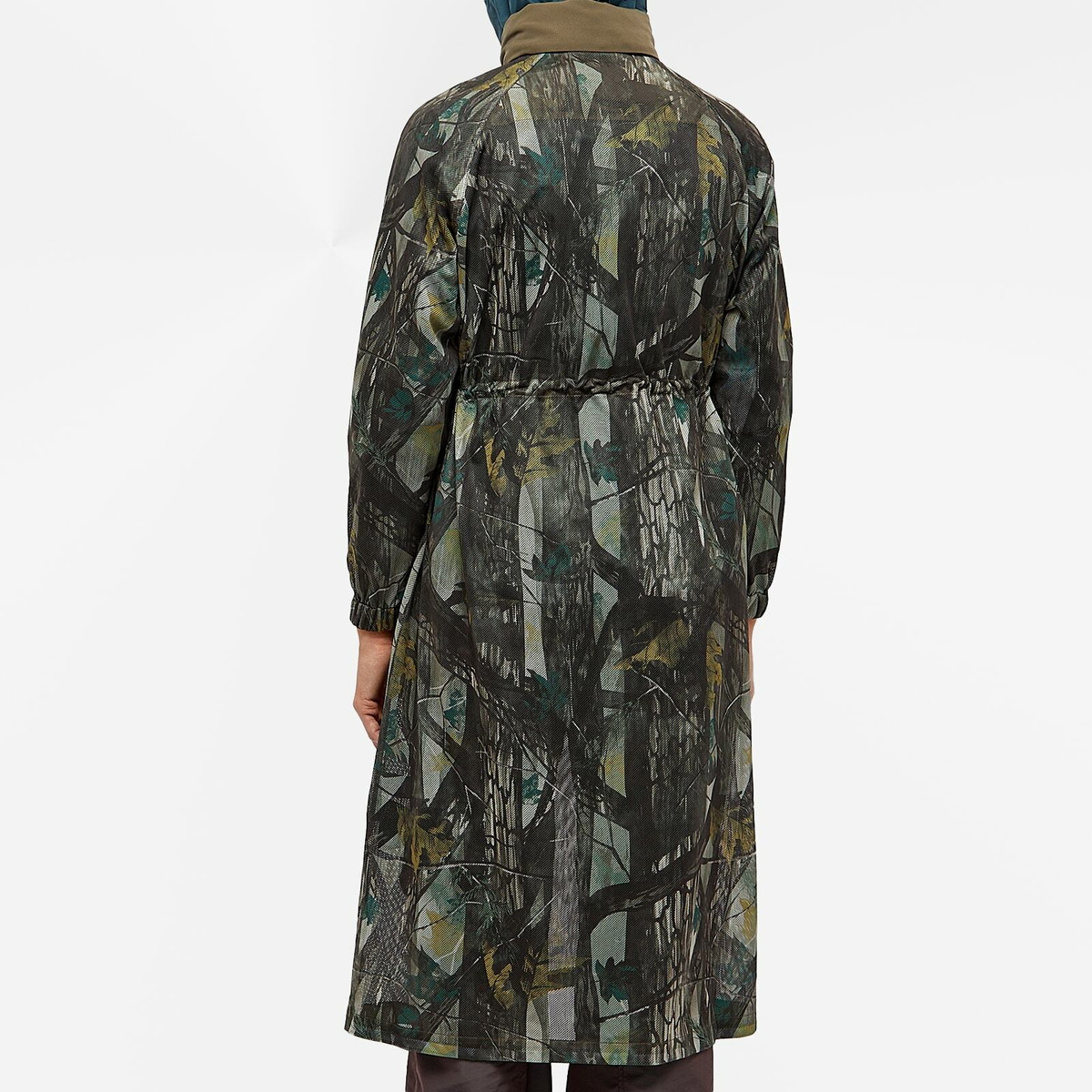 Snow Peak Women's Printed Insect Mesh Pullover Coat in Khaki